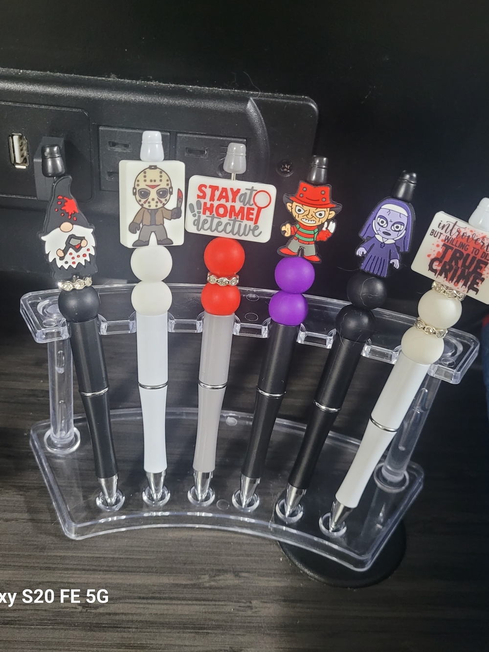 Handmade Horror Themed Pens